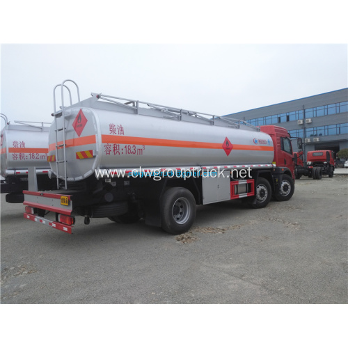 FAW 18300Liter oil loading fuel tanker refuel truck